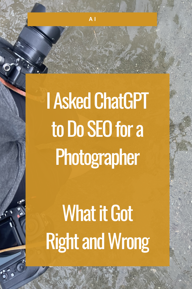 Using AI for your SEO as a photographer blog post